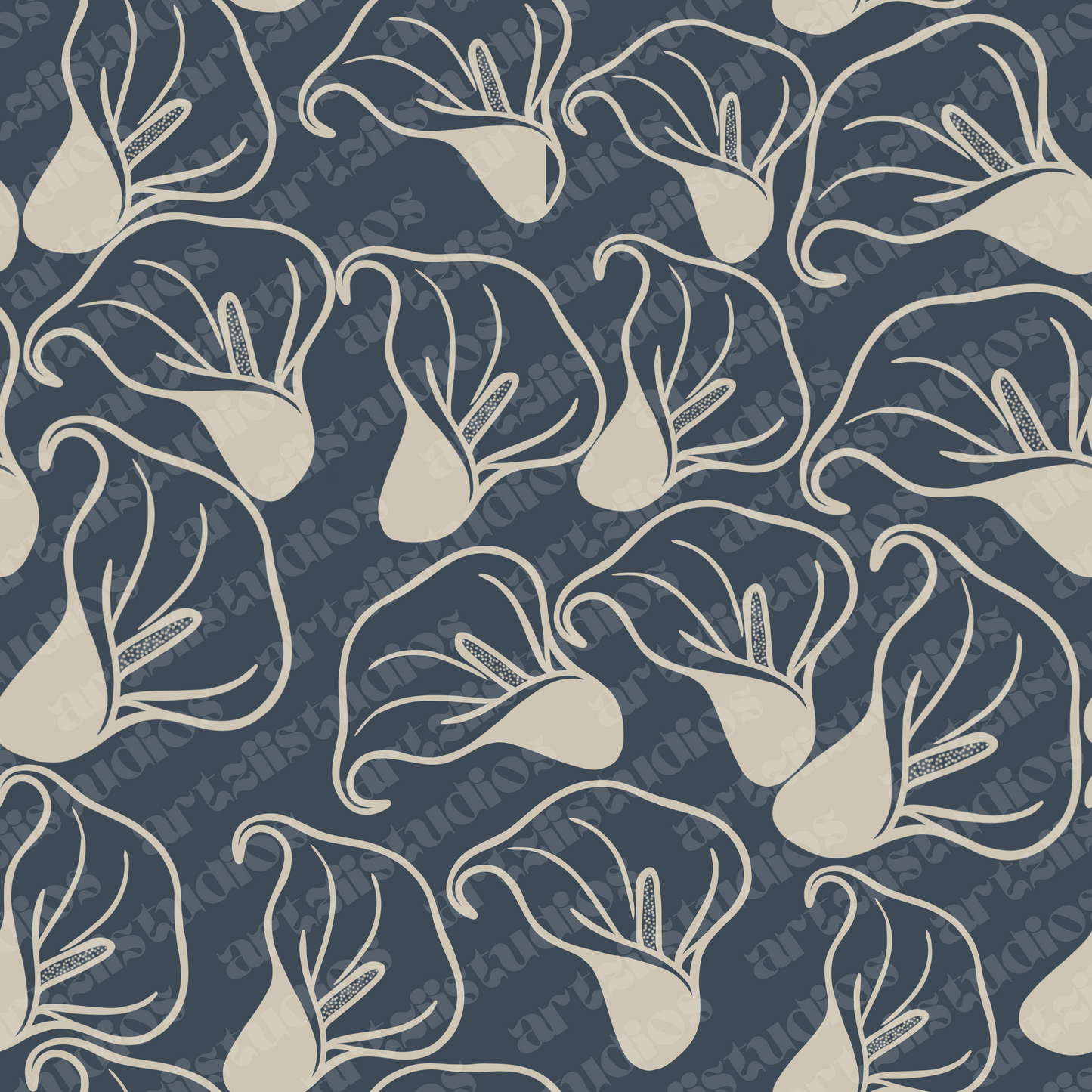 Calla Lily Repeat Surface Pattern