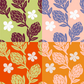 Playful Protea Repeat Surface Pattern