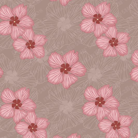 Hau Flower Repeat Surface Pattern Fuji Kula Fashion