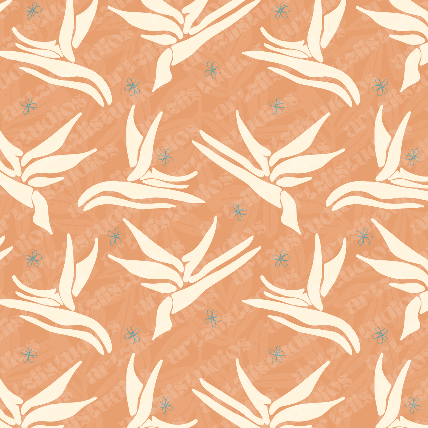 Bird of Paradise Surface Pattern for Hi'ilani Hawaii
