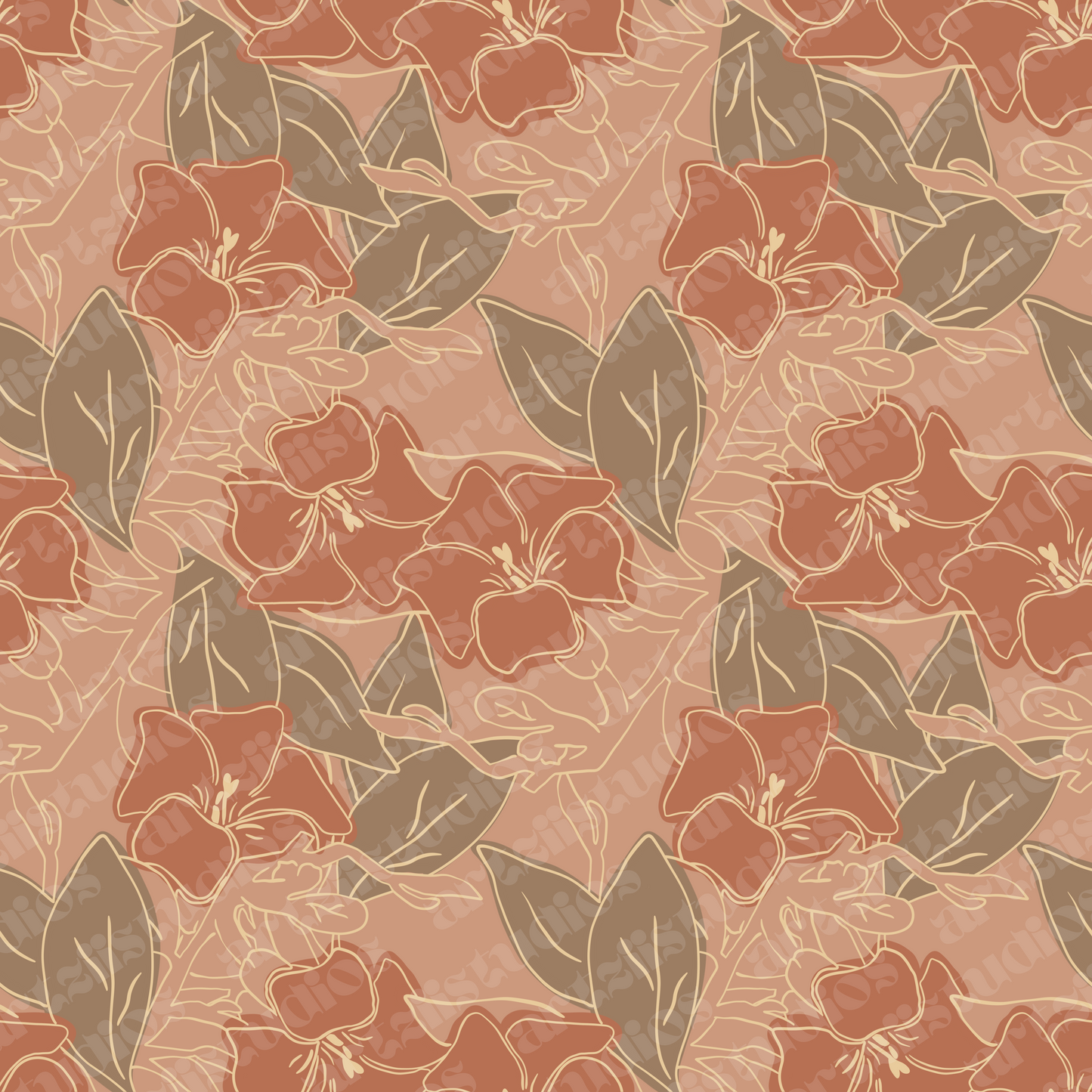 Puakenikeni Chaos Surface Pattern