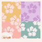 Watercolor Hibiscus Repeat Surface Pattern #78