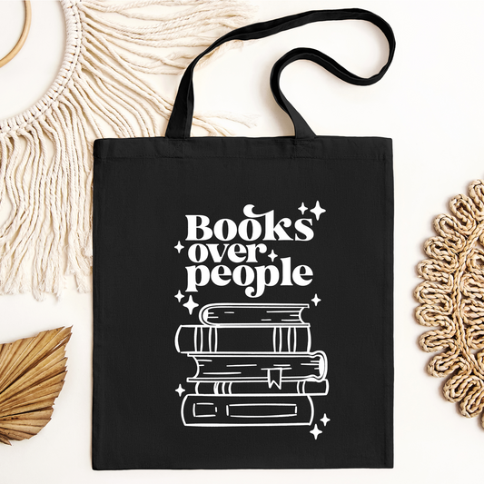Book Over People Tote Bag