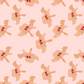 Sunset Hibiscus Repeat Surface Pattern