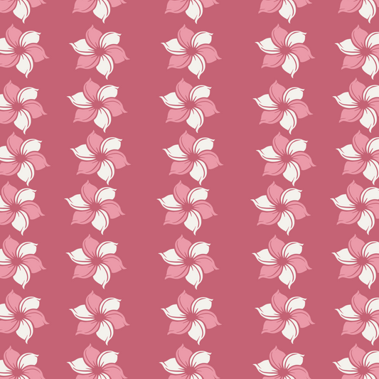 Linear Floral Repeat Surface Pattern