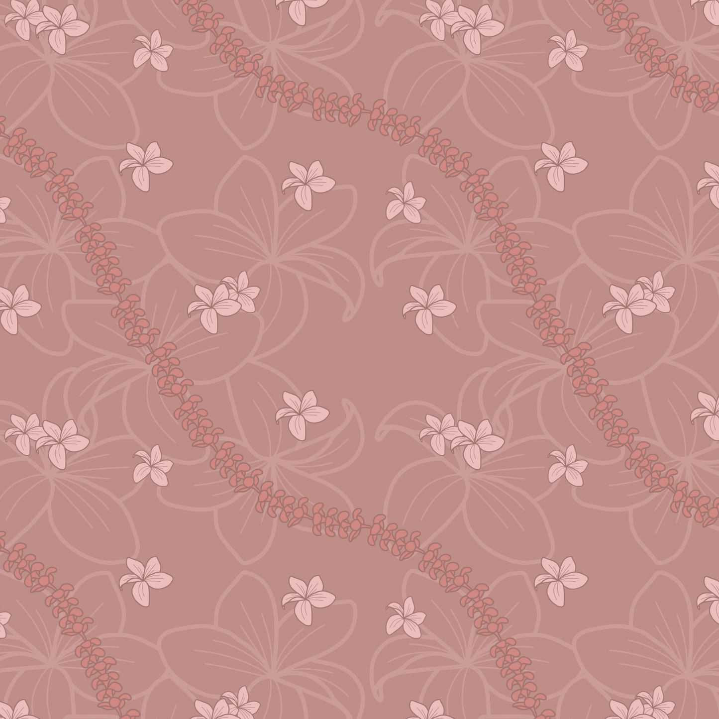Plumeria Bliss Repeat Surface Pattern