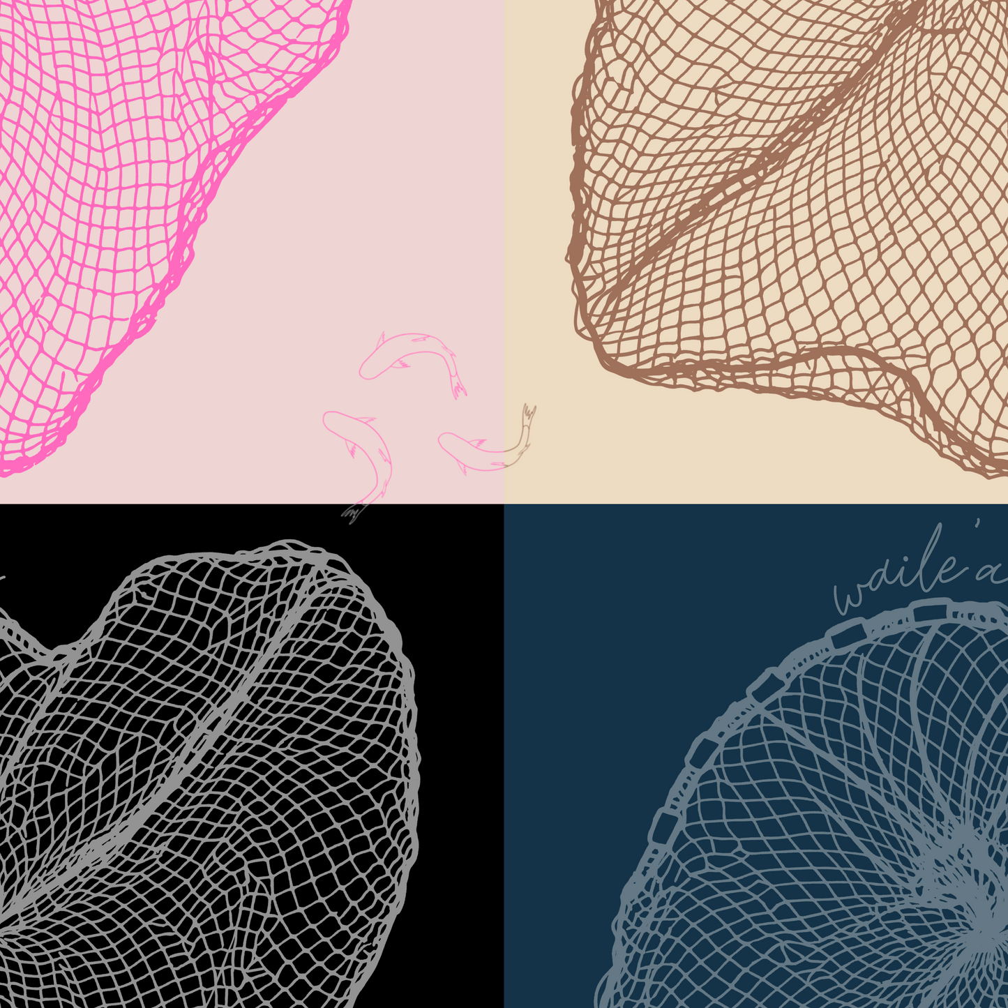 Upena Moi Fish Repeat Surface Pattern for Wailea.co