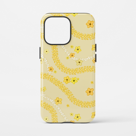 Puakenikeni Pikake Phone Case-Yellow