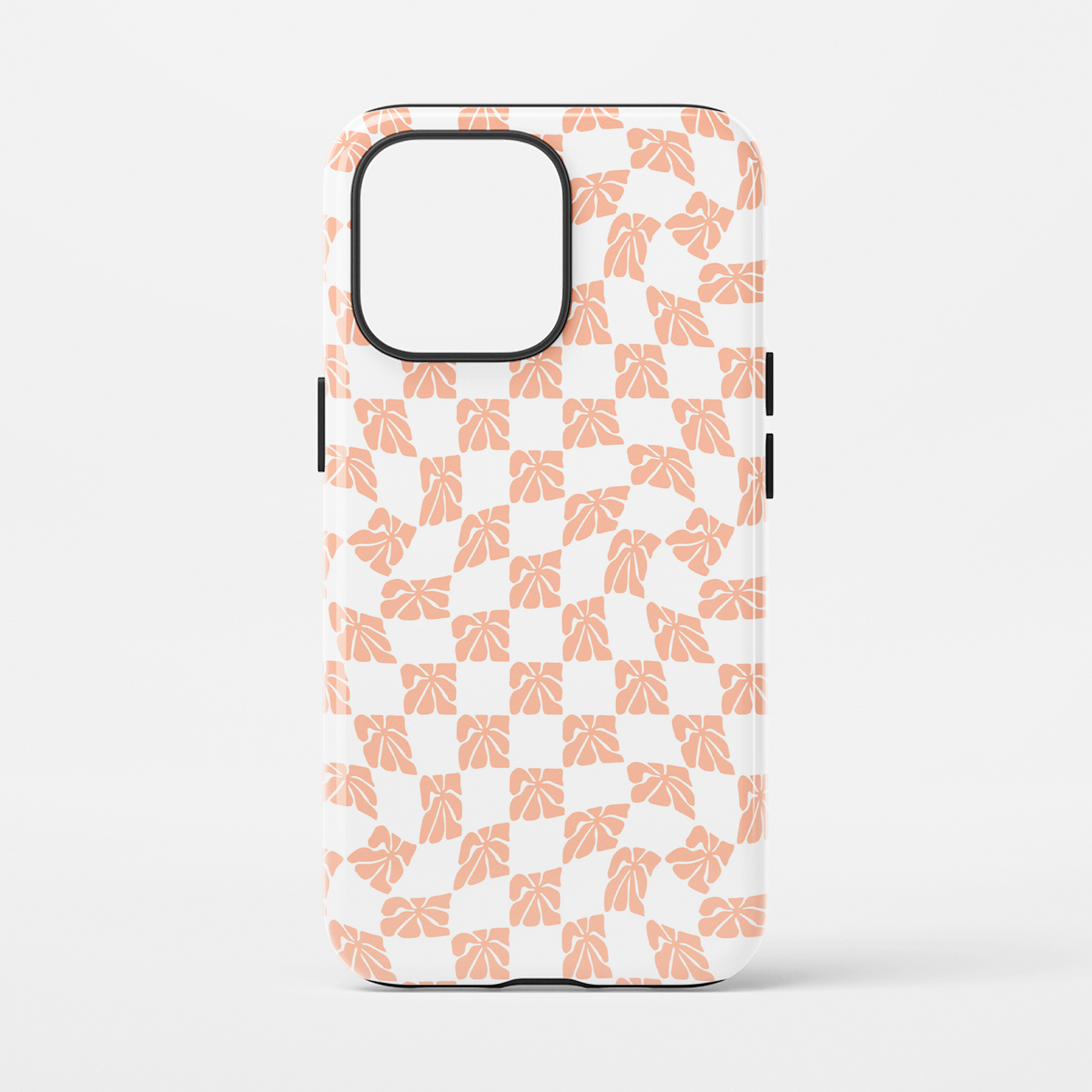 Checkered Phone Case-Pink