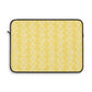 Tuberose Lei Laptop Sleeve-Yellow