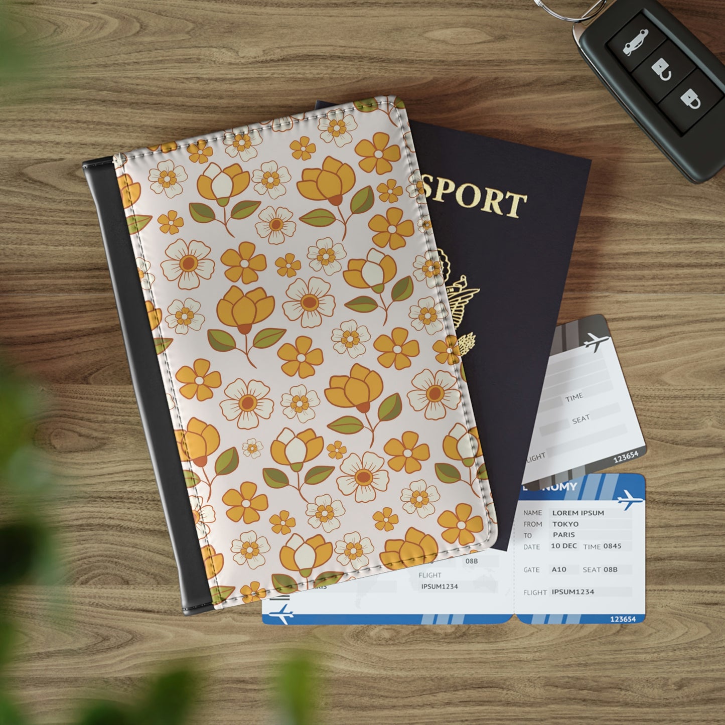 Summer Wild Flowers Passport Covers