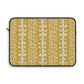 Puakenikeni Laptop Sleeve-Yellow