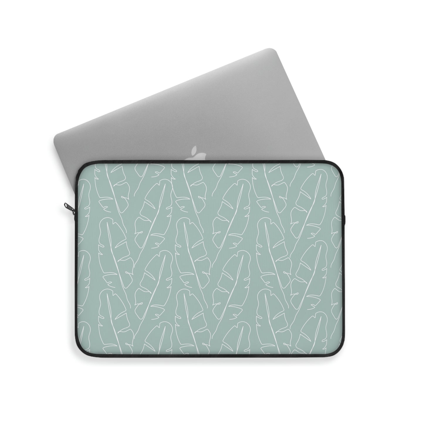 Breeze Print Laptop Sleeve-Mint
