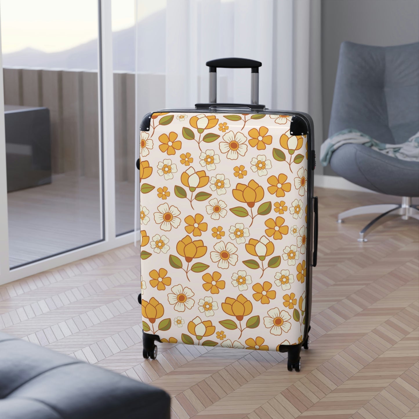 Summer Wild Flower Suitcases